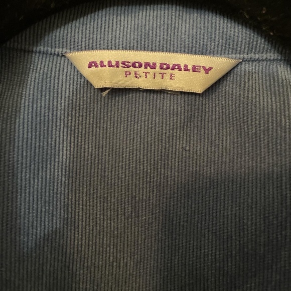 [SOLD] Blue vintage button up from the brand Allison Daley - Picture 4 of 4